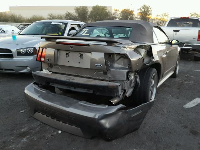 1FAFP45X12F126151 - 2002 FORD MUSTANG GT SILVER photo 4