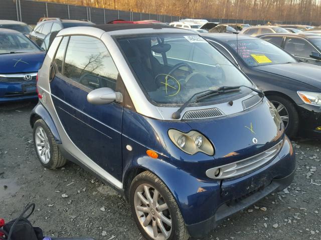 WME4504321J224041 - 2005 SMART FORTWO BLUE photo 1