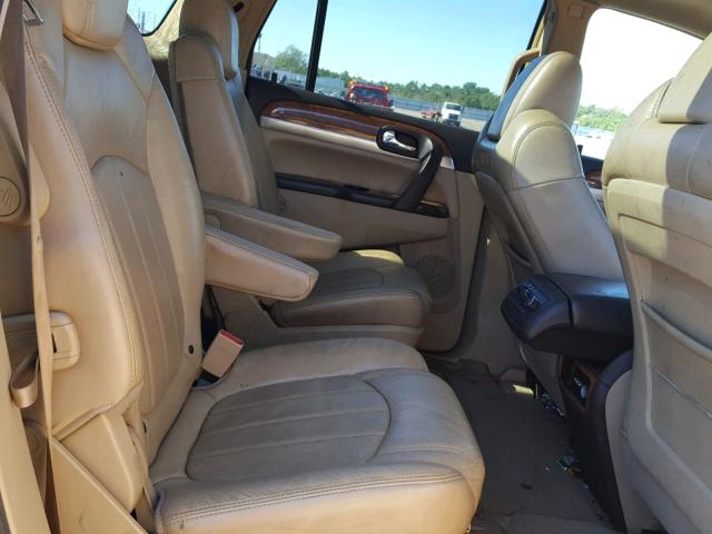 5GAEV23D19J139354 - 2009 BUICK ENCLAVE CX BURGUNDY photo 6