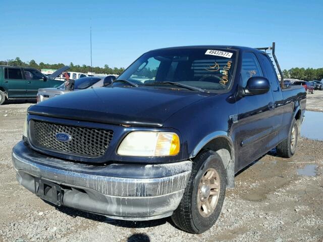 1FTRX17W23NB10428 - 2003 FORD F150 BLUE photo 2