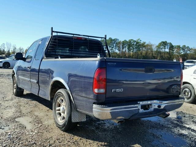 1FTRX17W23NB10428 - 2003 FORD F150 BLUE photo 3