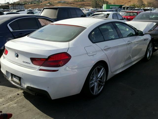 WBA6B2C57FGB99796 - 2015 BMW 650 I WHITE photo 4