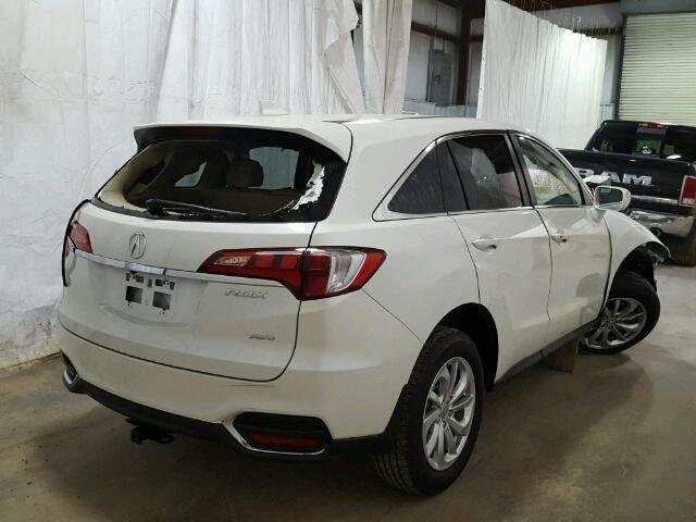 5J8TB4H57JL003817 - 2018 ACURA RDX TECHNO WHITE photo 4