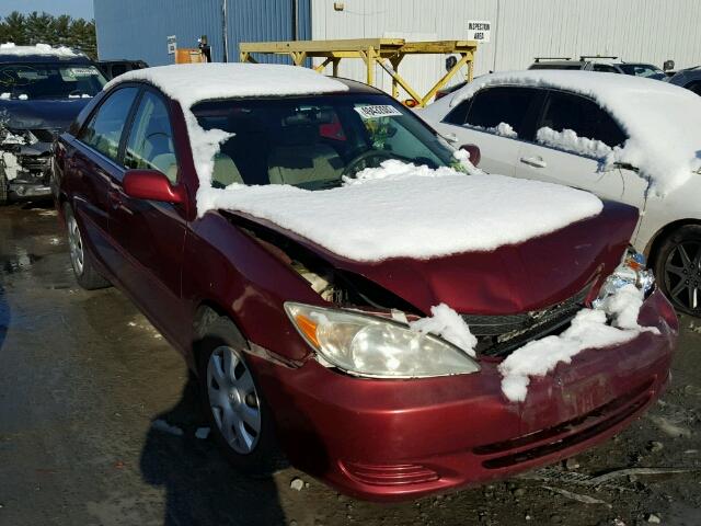 4T1BE32K12U097288 - 2002 TOYOTA CAMRY LE ბურგუნდია ფოტო 1