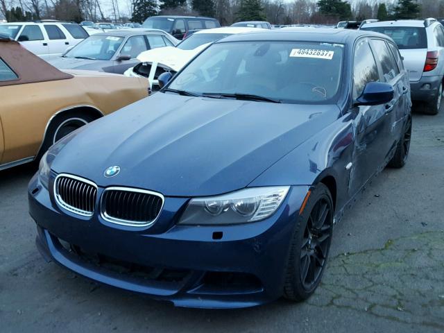 WBAUU3C58BA542066 - 2011 BMW 328 XI BLUE photo 2