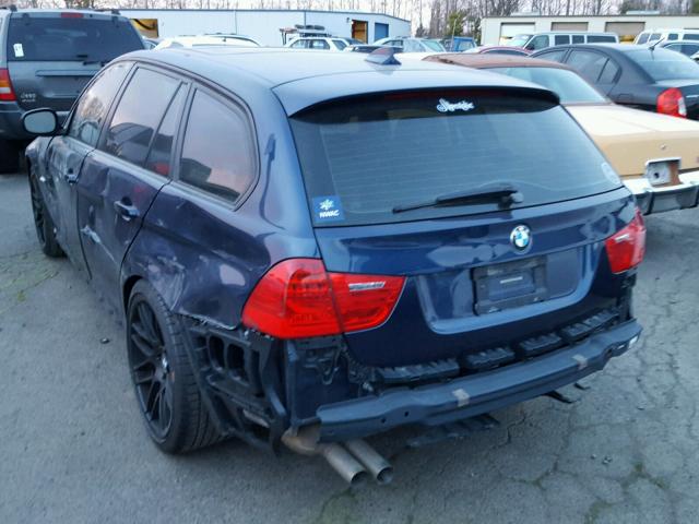 WBAUU3C58BA542066 - 2011 BMW 328 XI BLUE photo 3