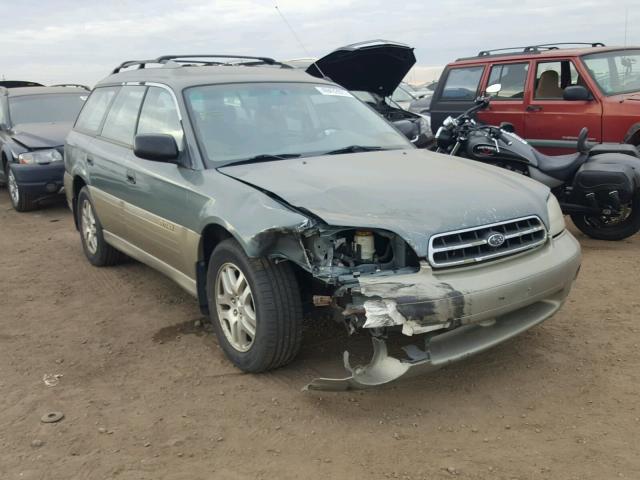 4S3BH6654Y7660701 - 2000 SUBARU LEGACY OUT GREEN photo 1