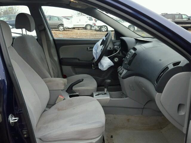 KMHDU46DX8U284583 - 2008 HYUNDAI ELANTRA GL BLUE photo 5