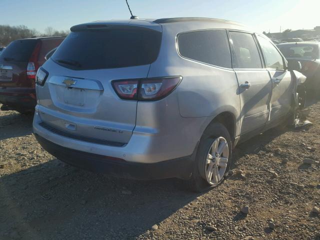 1GNKVGKD1DJ214053 - 2013 CHEVROLET TRAVERSE L SILVER photo 4