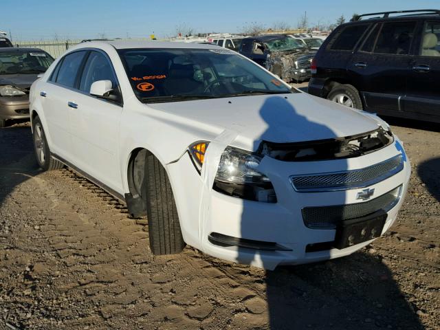 1G1ZC5E1XBF185924 - 2011 CHEVROLET MALIBU 1LT WHITE photo 1