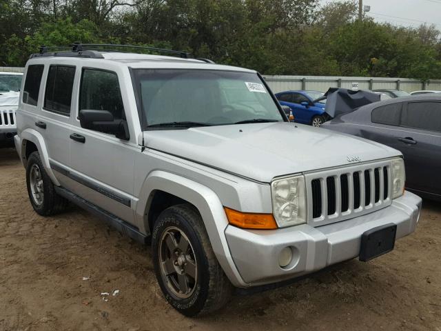 1J8HH48K66C136612 - 2006 JEEP COMMANDER SILVER photo 1