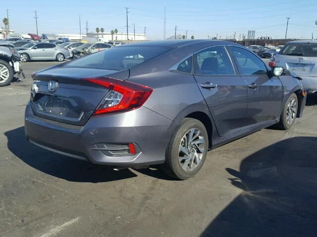 19XFC2F70GE210567 - 2016 HONDA CIVIC EX ნაცრისფერი ფოტო 4