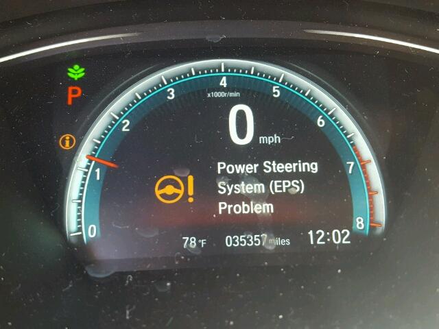 19XFC2F70GE210567 - 2016 HONDA CIVIC EX ნაცრისფერი ფოტო 8