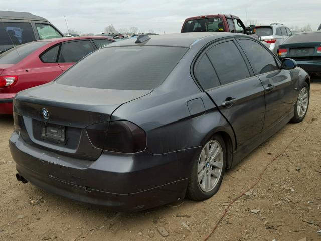 WBAVD13596KV05245 - 2006 BMW 325 XI GRAY photo 4