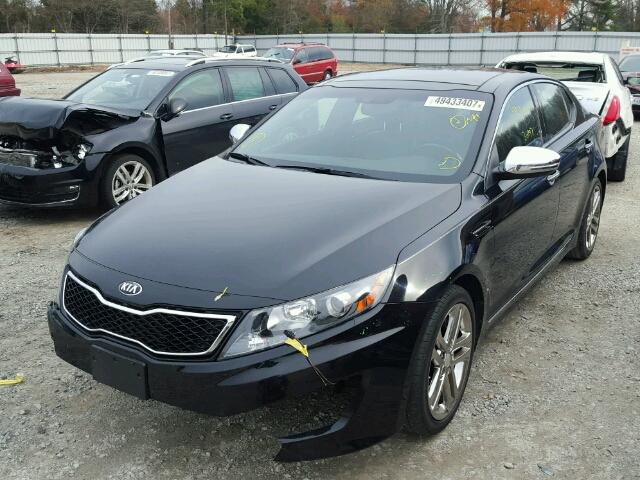 5XXGR4A61DG207547 - 2013 KIA OPTIMA SX BLACK photo 2