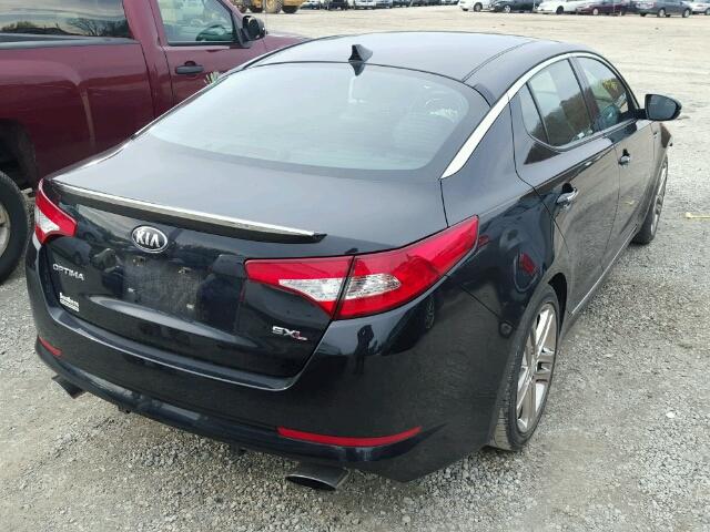 5XXGR4A61DG207547 - 2013 KIA OPTIMA SX BLACK photo 4