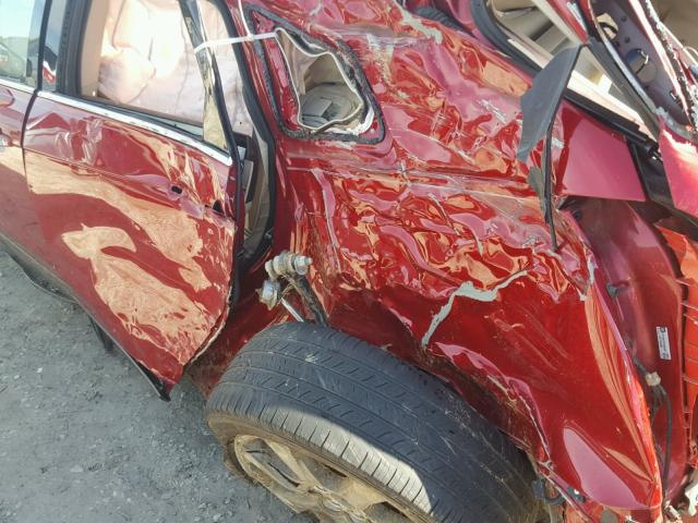 3GYFNBE32CS604831 - 2012 CADILLAC SRX PERFOR 红色 照片 9