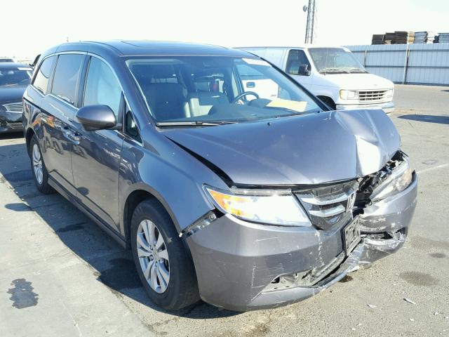 5FNRL5H65EB064189 - 2014 HONDA ODYSSEY EX CHARCOAL photo 1