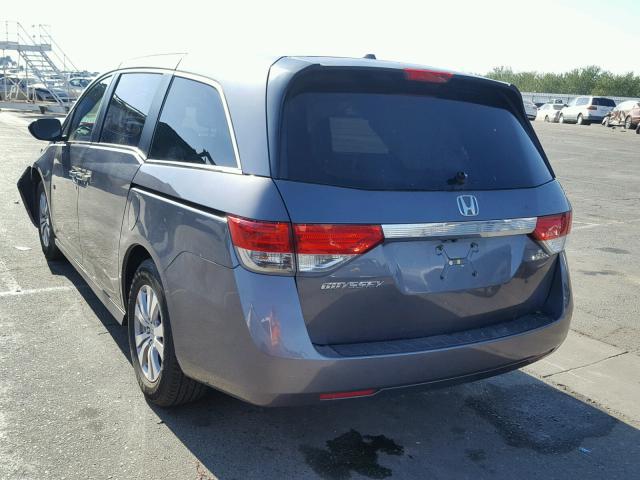 5FNRL5H65EB064189 - 2014 HONDA ODYSSEY EX CHARCOAL photo 3