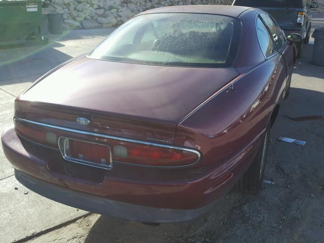 1G4GD2210W4710873 - 1998 BUICK RIVIERA MAROON photo 4