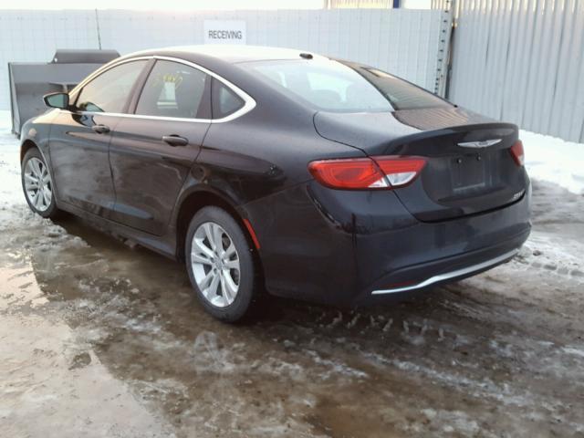 1C3CCCAB5FN552745 - 2015 CHRYSLER 200 LIMITE BLACK photo 3