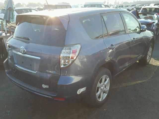 2T3YL4DV2CW001254 - 2012 TOYOTA RAV4 EV BLUE photo 4