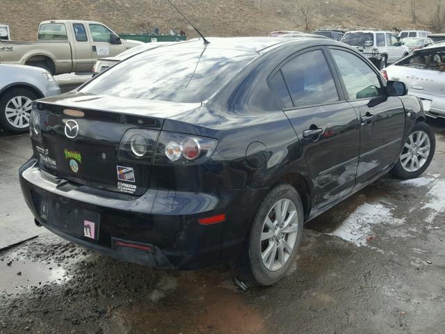 JM1BK32F271626708 - 2007 MAZDA 3 I BLACK photo 4