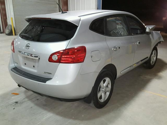 JN8AS5MT1DW512924 - 2013 NISSAN ROGUE S SILVER photo 4