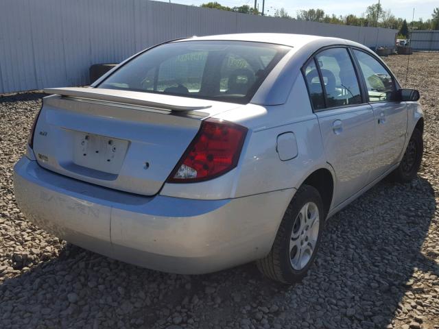 1G8AZ52F33Z165818 - 2003 SATURN ION LEVEL SILVER photo 4