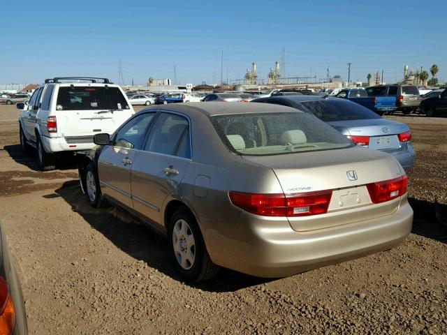 1HGCM56475A163207 - 2005 HONDA ACCORD LX GOLD photo 3