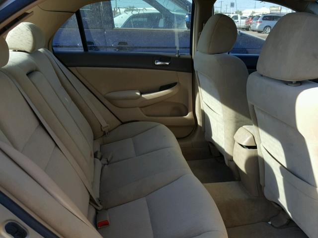 1HGCM56475A163207 - 2005 HONDA ACCORD LX GOLD photo 6