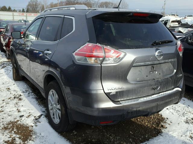 KNMAT2MV7GP735704 - 2016 NISSAN ROGUE S GRAY photo 3