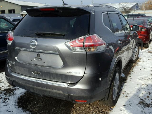 KNMAT2MV7GP735704 - 2016 NISSAN ROGUE S GRAY photo 4