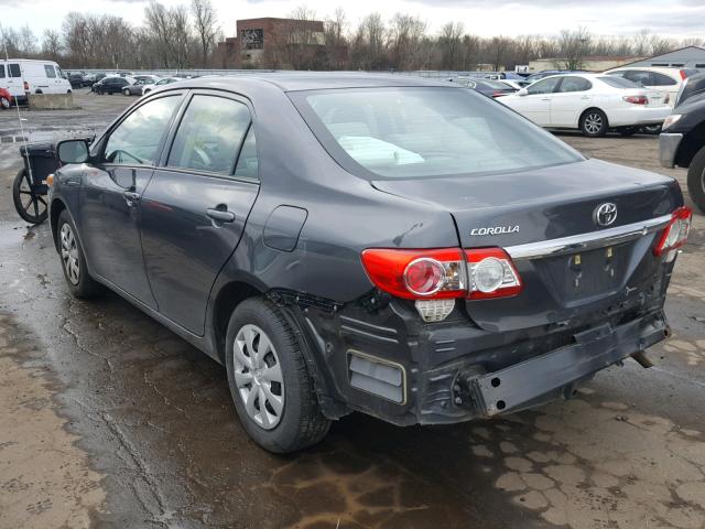 2T1BU4EE5CC868420 - 2012 TOYOTA COROLLA BA GRAY photo 3