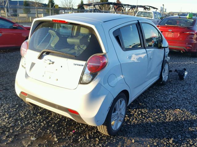 KL8CA6S96EC544641 - 2014 CHEVROLET SPARK LS WHITE photo 4