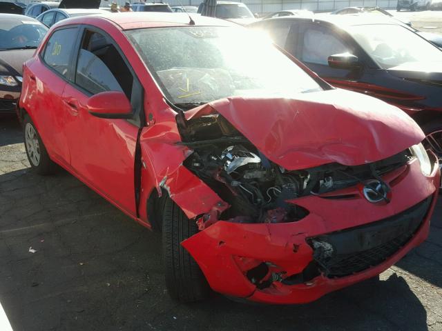 JM1DE1HZ6B0124689 - 2011 MAZDA MAZDA2 RED photo 1