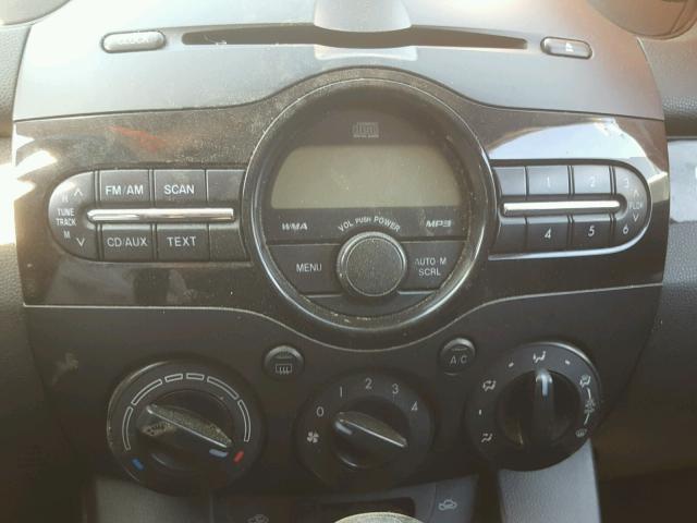 JM1DE1HZ6B0124689 - 2011 MAZDA MAZDA2 RED photo 9