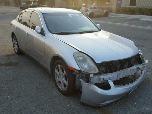 JNKCV51E34M106686 - 2004 INFINITI G35 SILVER photo 1