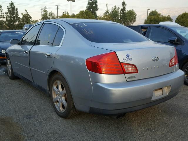 JNKCV51E34M106686 - 2004 INFINITI G35 SILVER photo 3