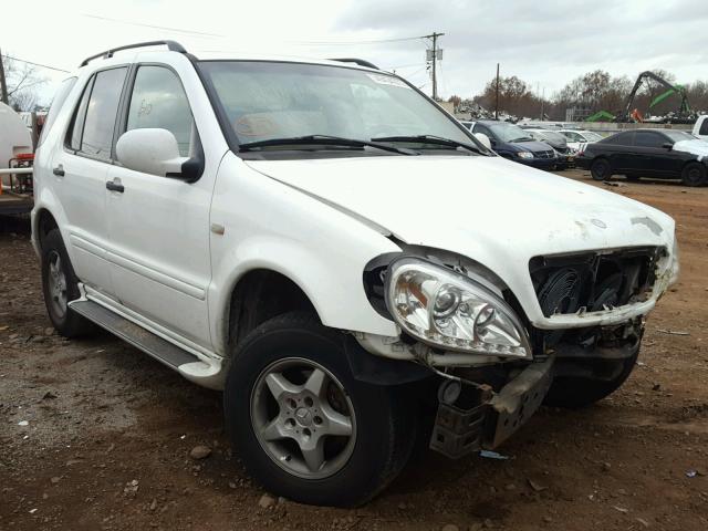 4JGAB54E0YA149060 - 2000 MERCEDES-BENZ ML 320 WHITE photo 1