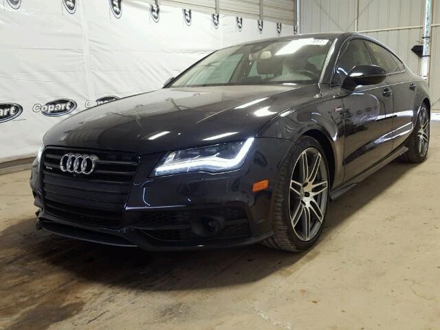 WAU2GAFC0EN110596 - 2014 AUDI A7 PRESTIG BLACK photo 2