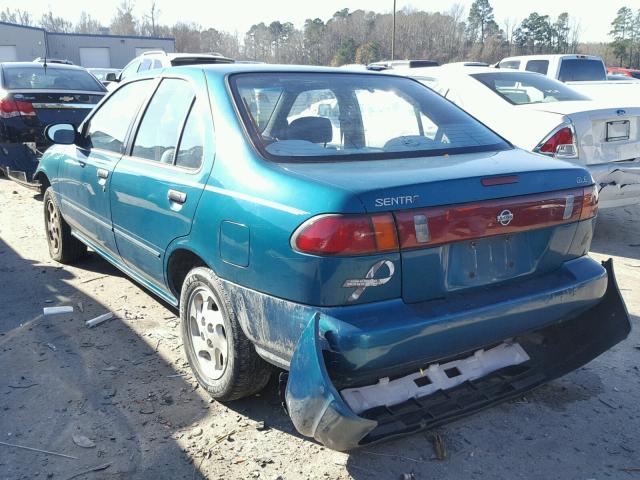 1N4AB41DXTC769783 - 1996 NISSAN SENTRA E GREEN photo 3