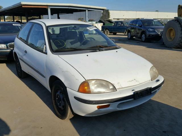 2C1MR229XV6707309 - 1997 GEO METRO LSI WHITE photo 1