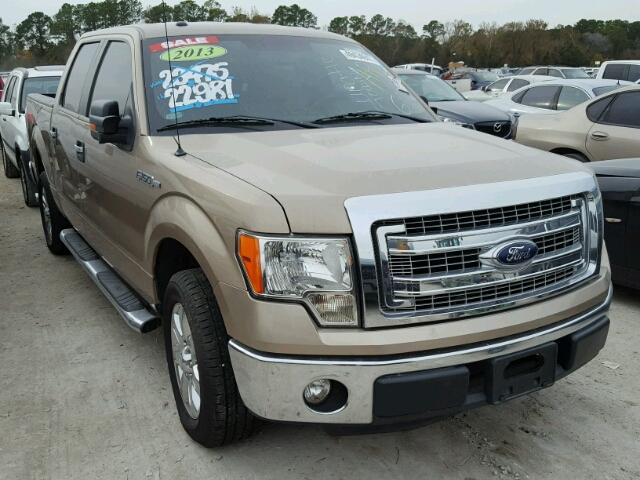 1FTFW1CF2DKD28643 - 2013 FORD F150 SUPER GOLD photo 1