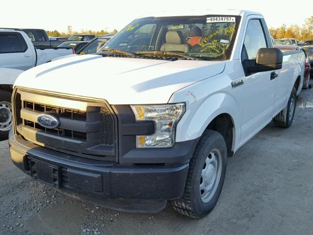 1FTMF1C82GKF63752 - 2016 FORD F150 WHITE photo 2