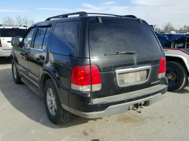5LMEU88H04ZJ10723 - 2004 LINCOLN AVIATOR 黑色 照片 3