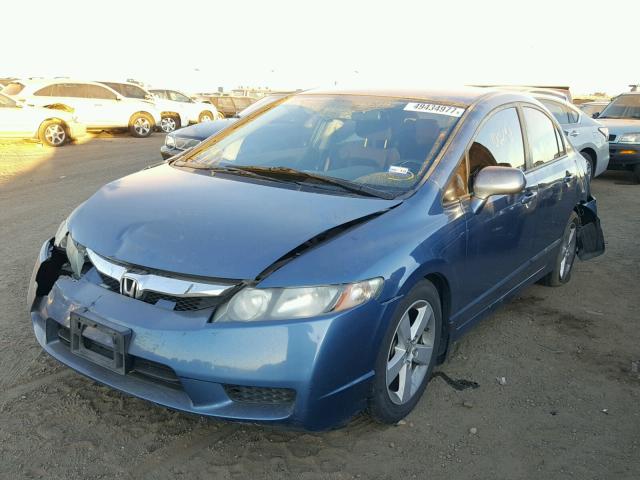 19XFA1F66AE033151 - 2010 HONDA CIVIC BLUE photo 2