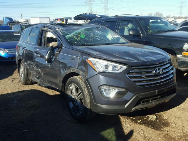 KM8SR4HF1FU116951 - 2015 HYUNDAI SANTA FE G GRAY photo 1