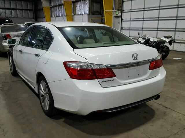 1HGCR2F88FA044795 - 2015 HONDA ACCORD EXL WHITE photo 3