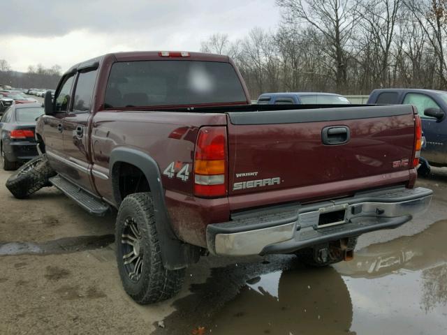 1GTHK23U62F225028 - 2002 GMC SIERRA K25 MAROON photo 3